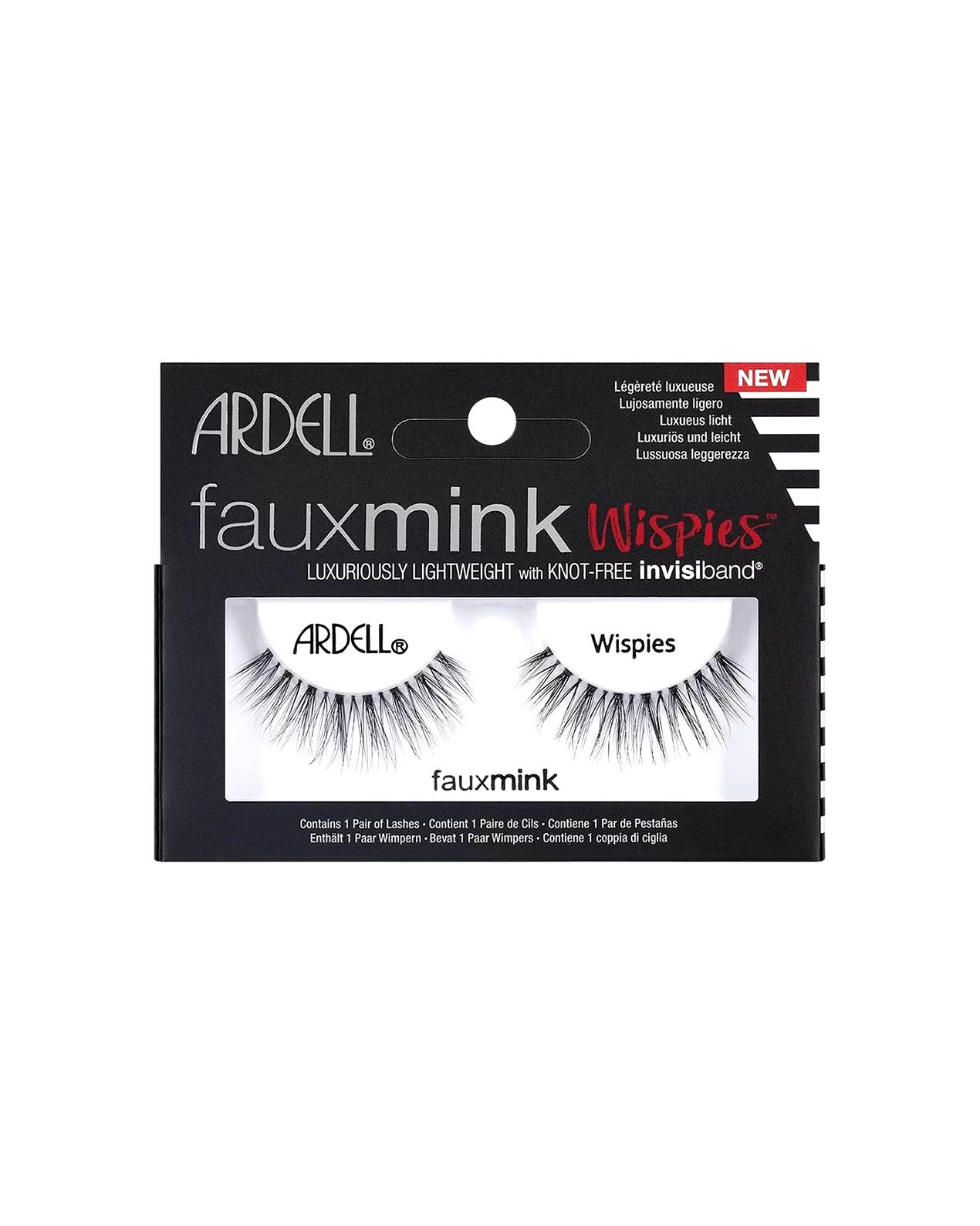 Ardell False Eyelashes Wispies Faux Mink Black