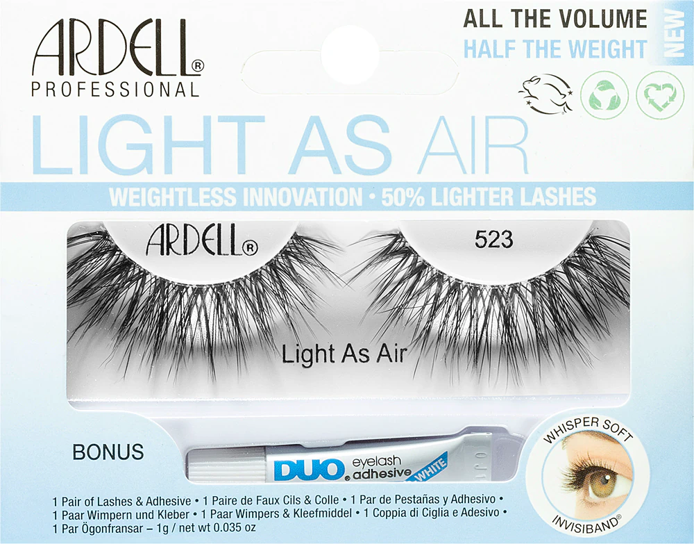 Ardell Light As Air false eyelashes with adhesive