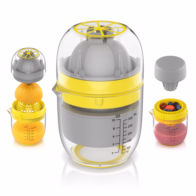 Arendo Citrus Press, Manual Juicer, Lime Press, Lemon Press, 300 ml, for Fresh Fruit & Vegetable Juices
