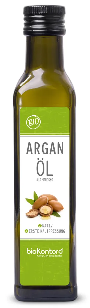 Argan oil 250 ml I virgin and cold-pressed I 100% pure I best raw food quality from bioKontor