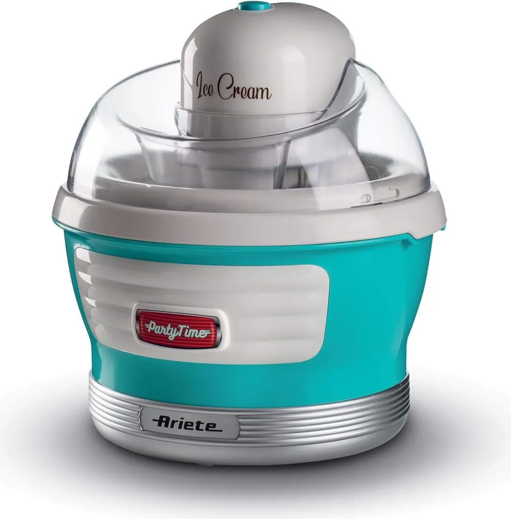 Ariete 643B Party Time Ice Cream Maker 1.5 L, blue