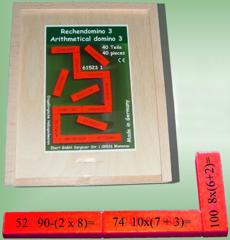 Arithmetic Dominoes 3 138