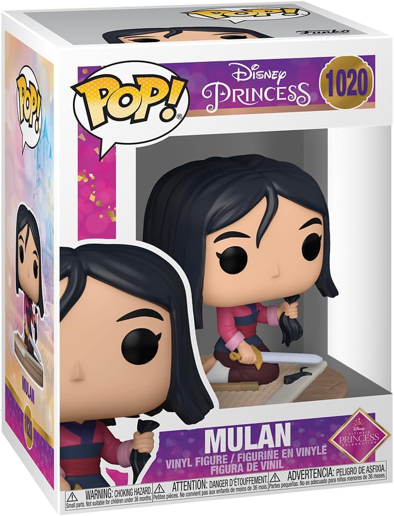 Funko POP! Disney: Ultimate Princess - Mulan - Disney Princesses - Disney Princesses - Vinyl Collectible Figure - Gift Idea - Official Merchandise - Toy for Children and Adults