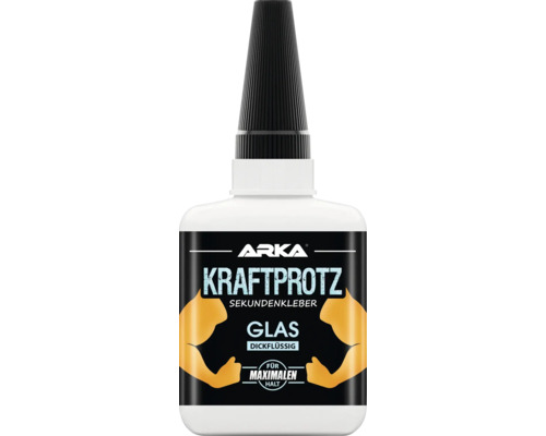 ARKA Kraftprotz Super Glue for Glass, Thick, 50 g