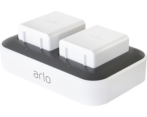 arlo charger white for Arlo Ultra can charge up to 2 batteries double charging station