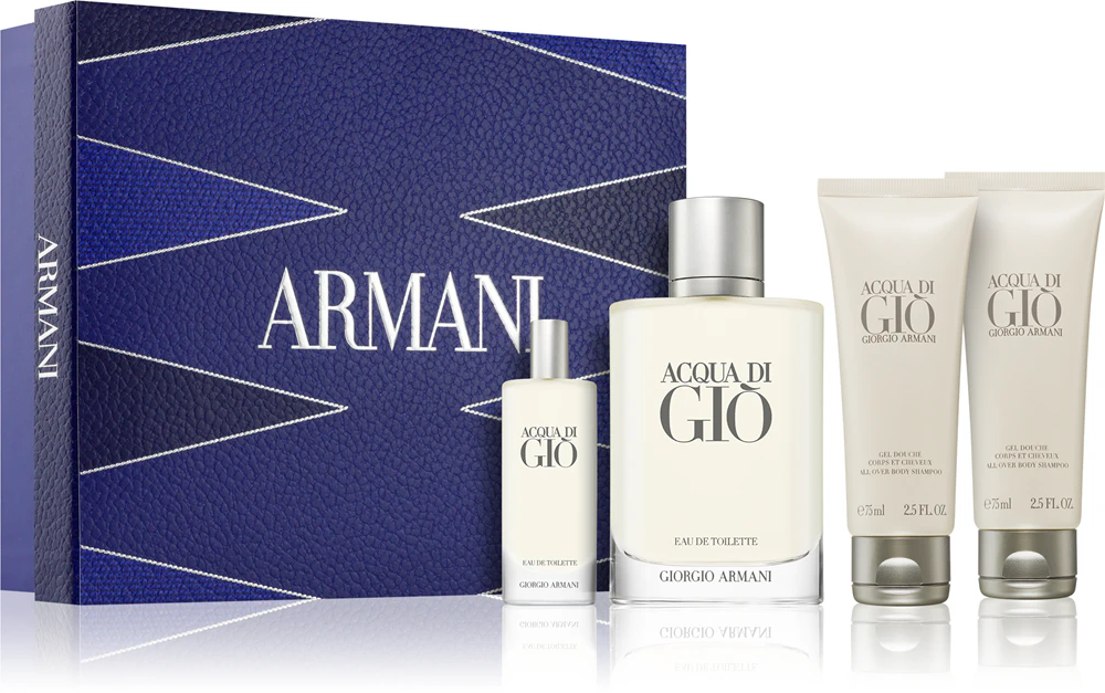 Armani Acqua di Giò Gift Set for Men, 190 ml