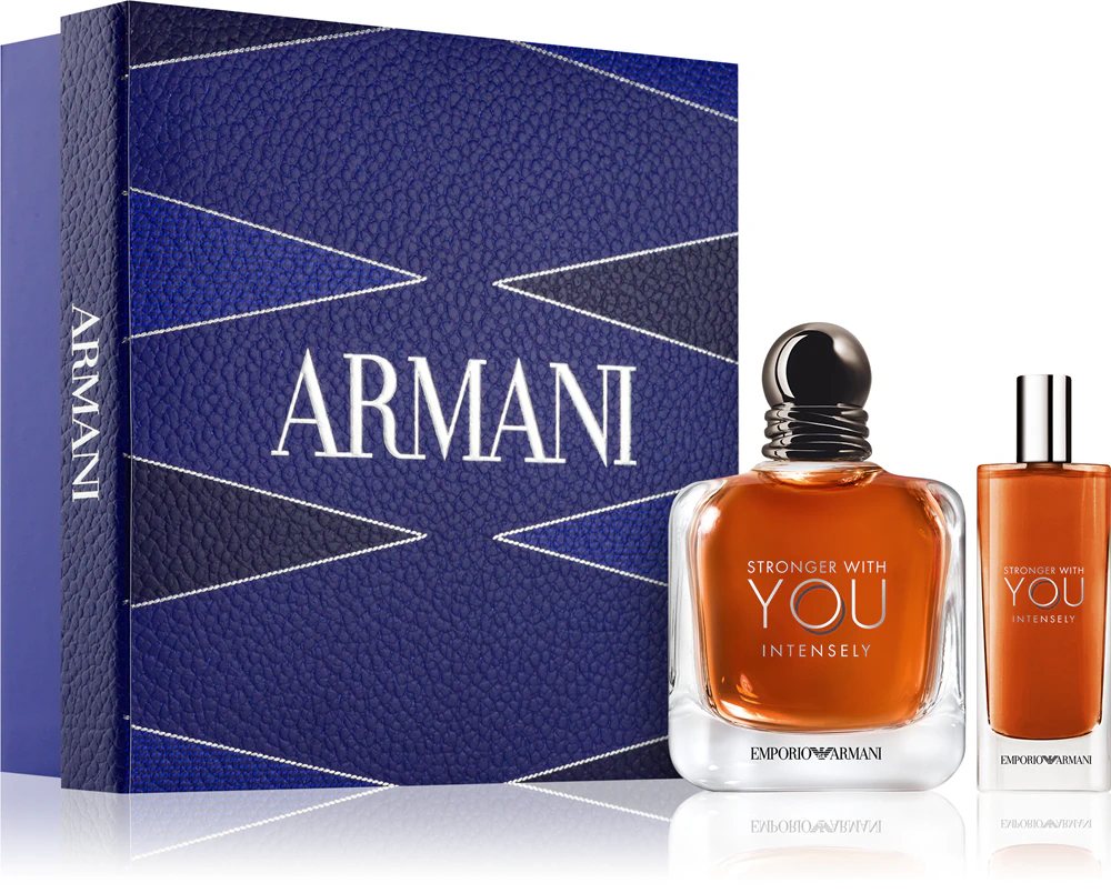 Armani Emporio Stronger With You Intensely Gift Set for Men, 115 ml
