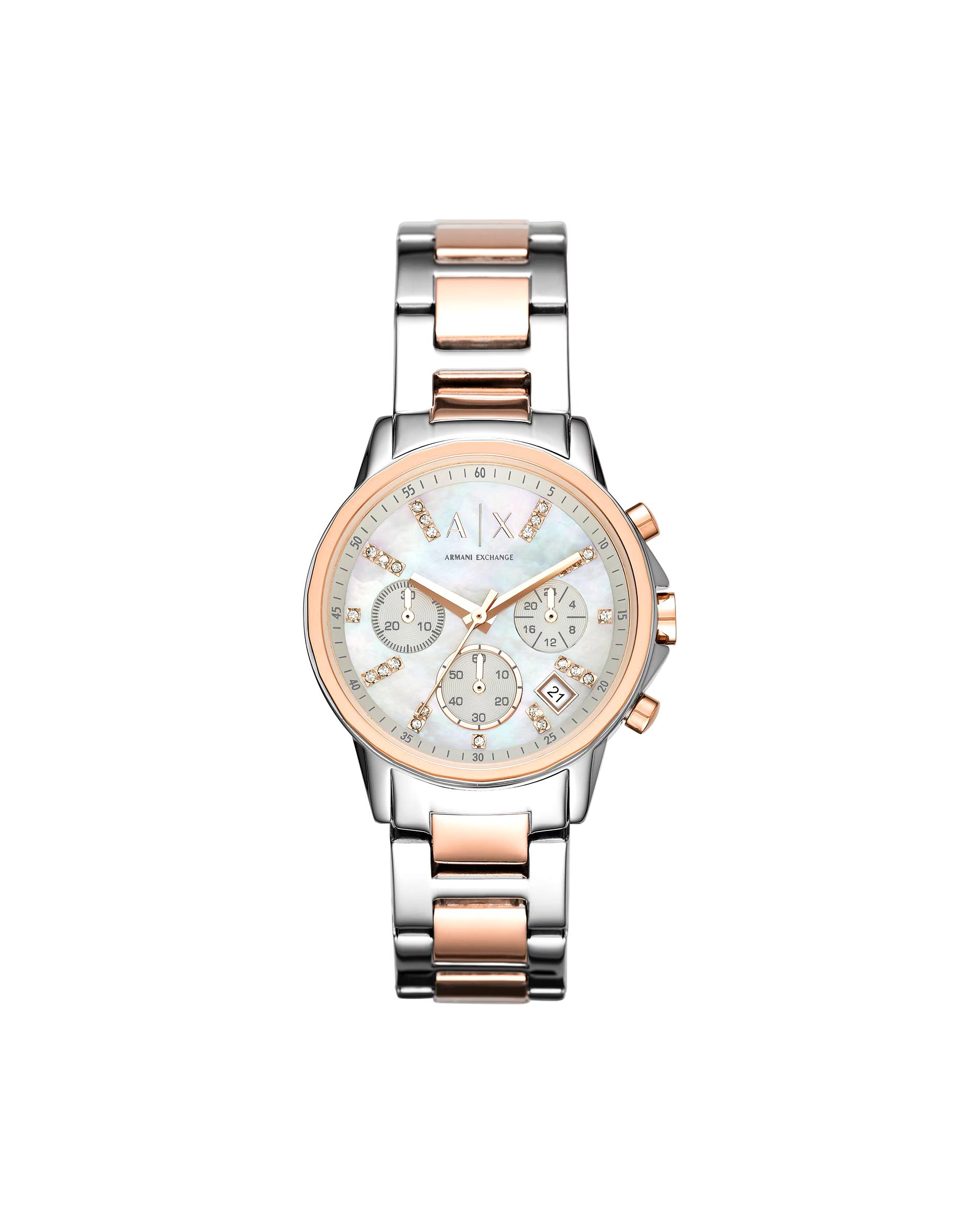 Armani Exchange watch chronograph stainless steel