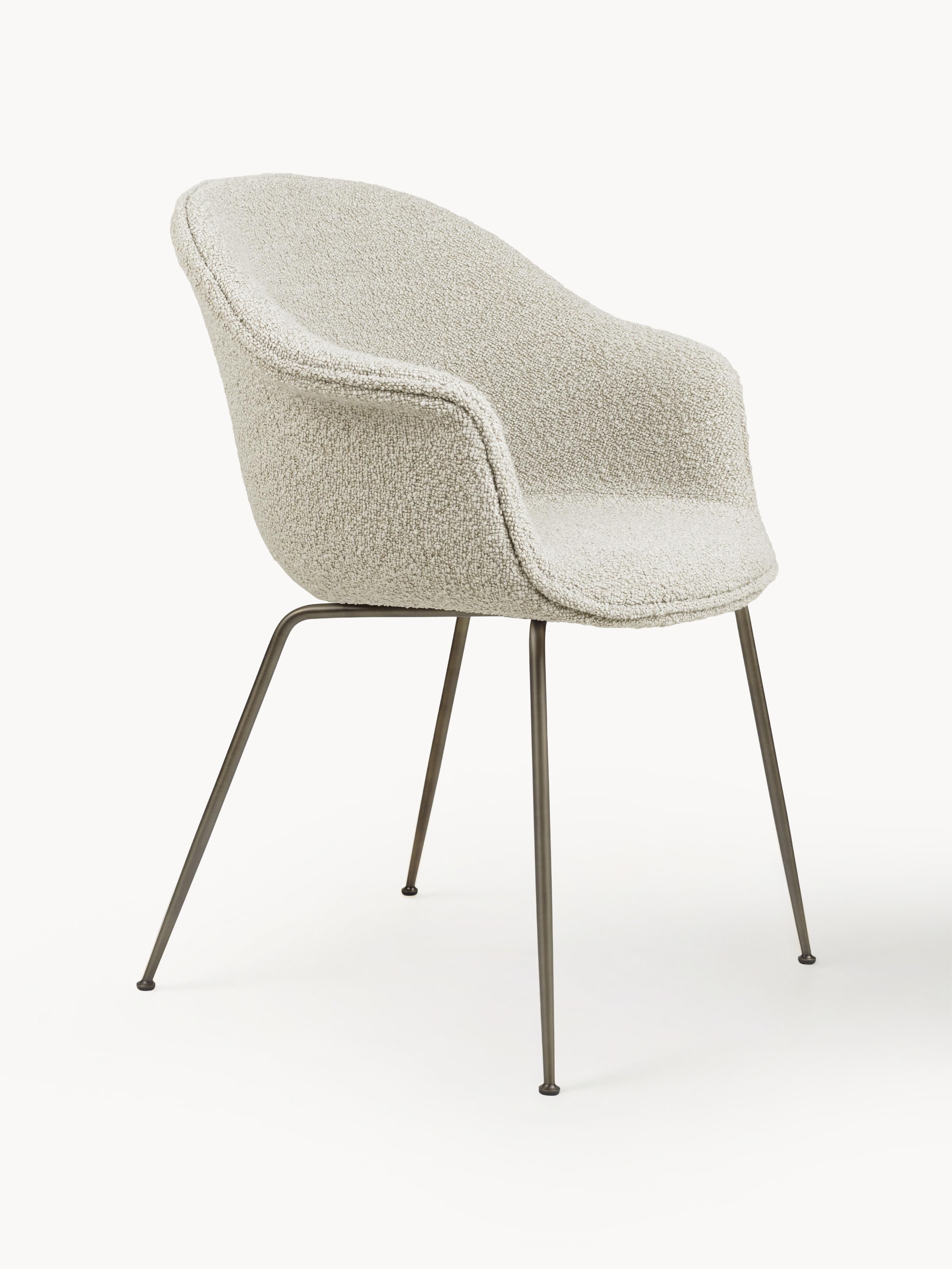 gubi Bat armchair in bouclé