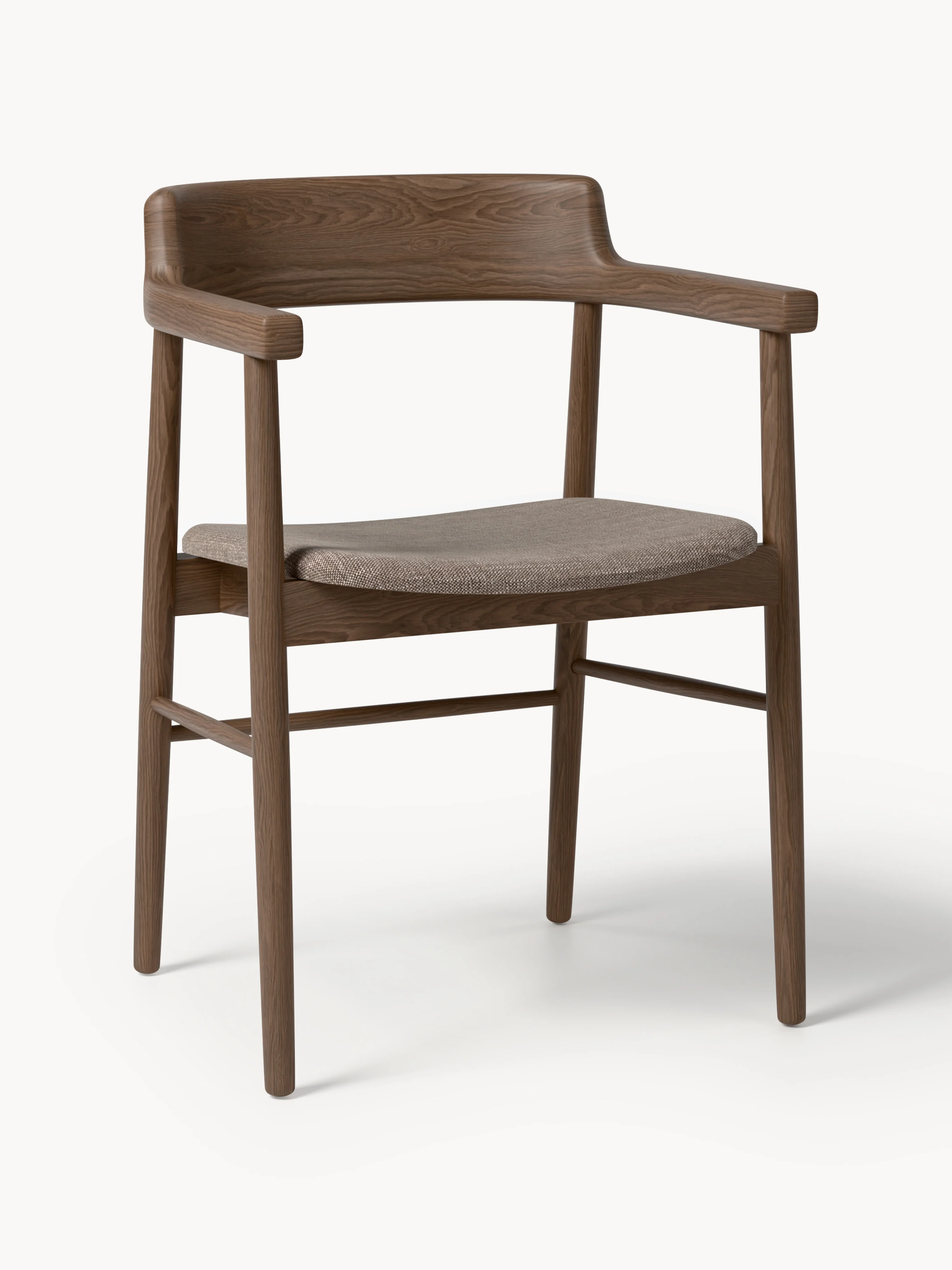 Westwing Collection Bohr armchair made of oak