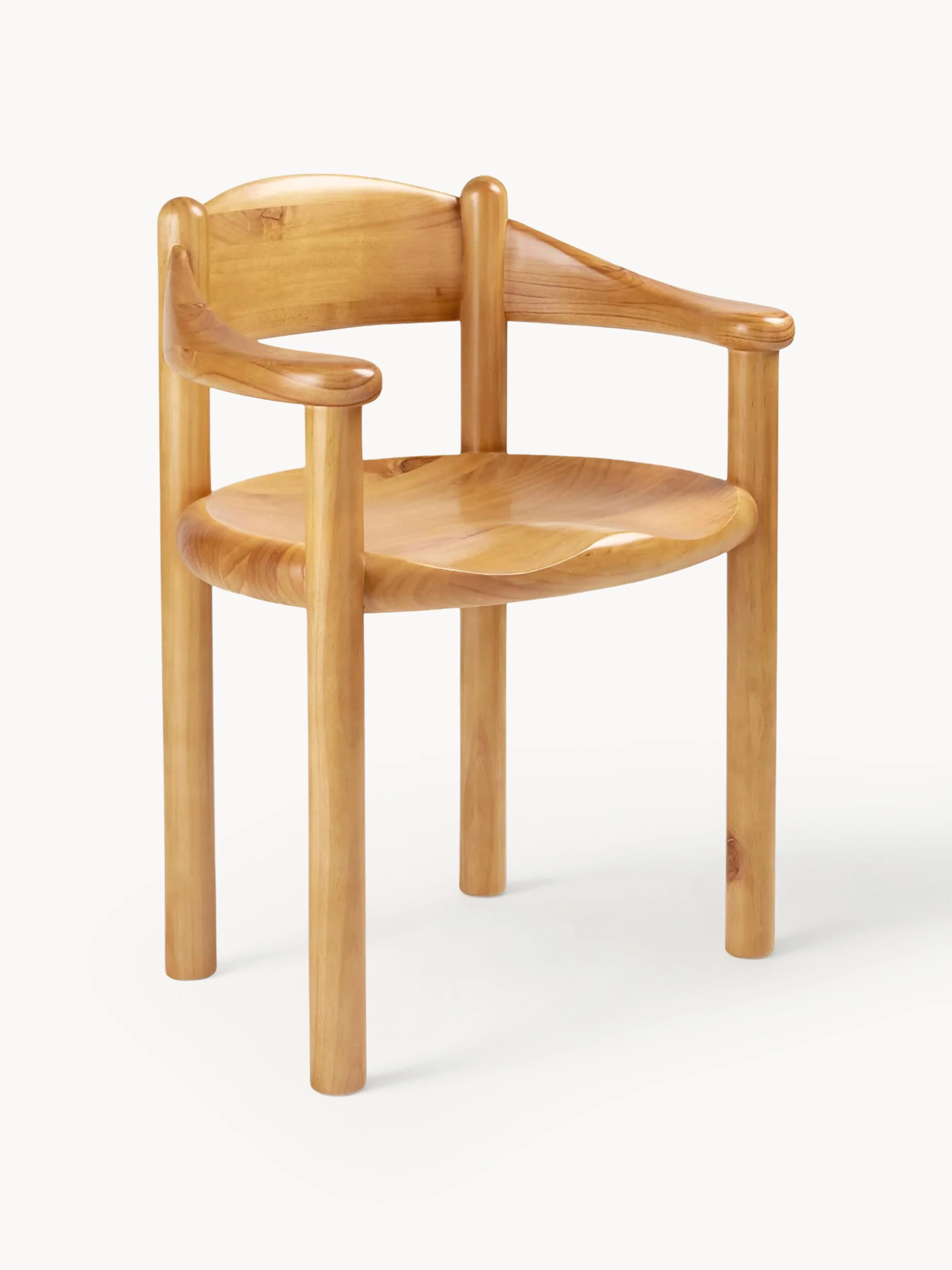 gubi Daumiller armchair made of pine wood - Pine wood, oiled