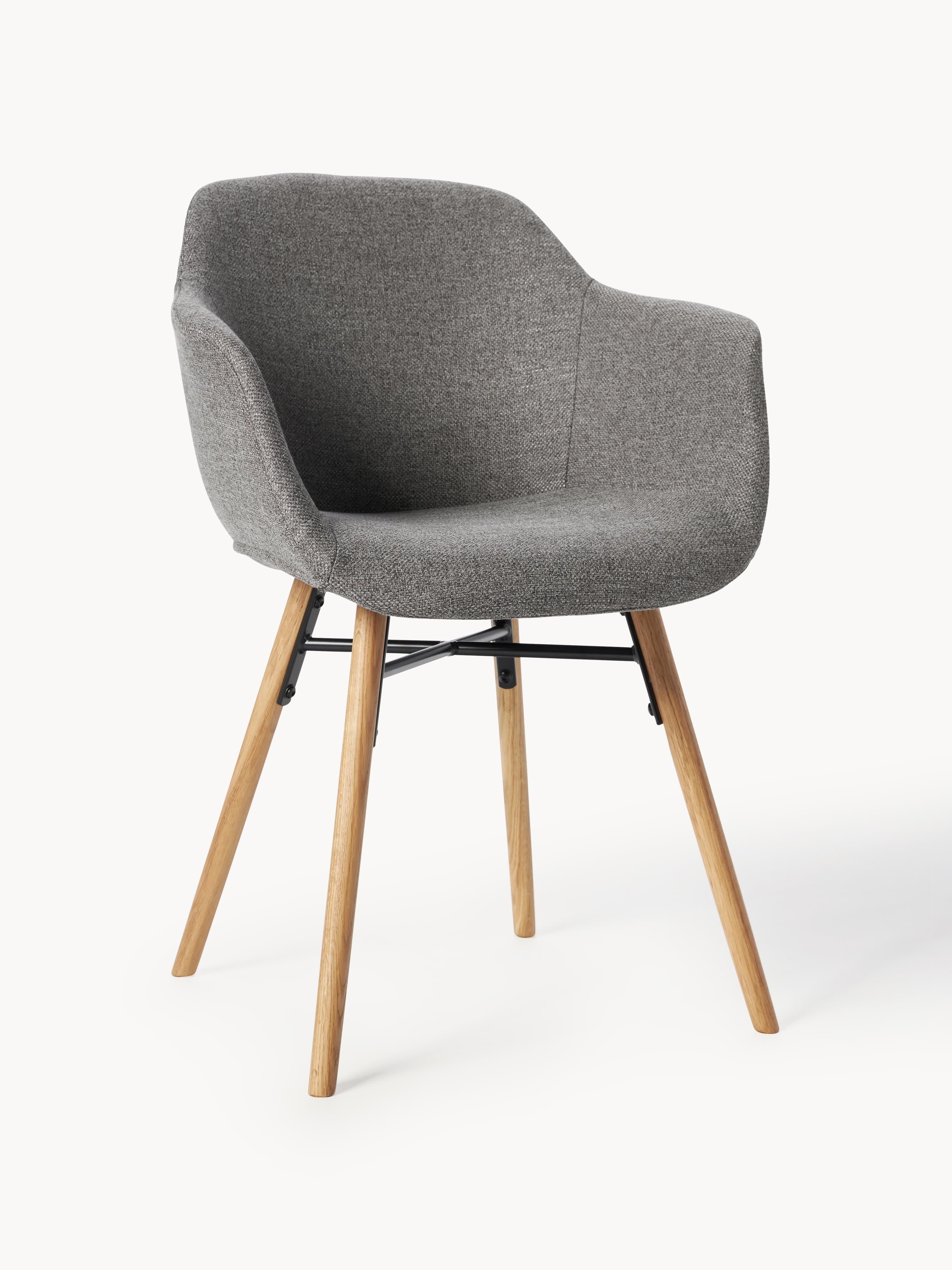Westwing Collection Fiji armchair with narrow seat shell