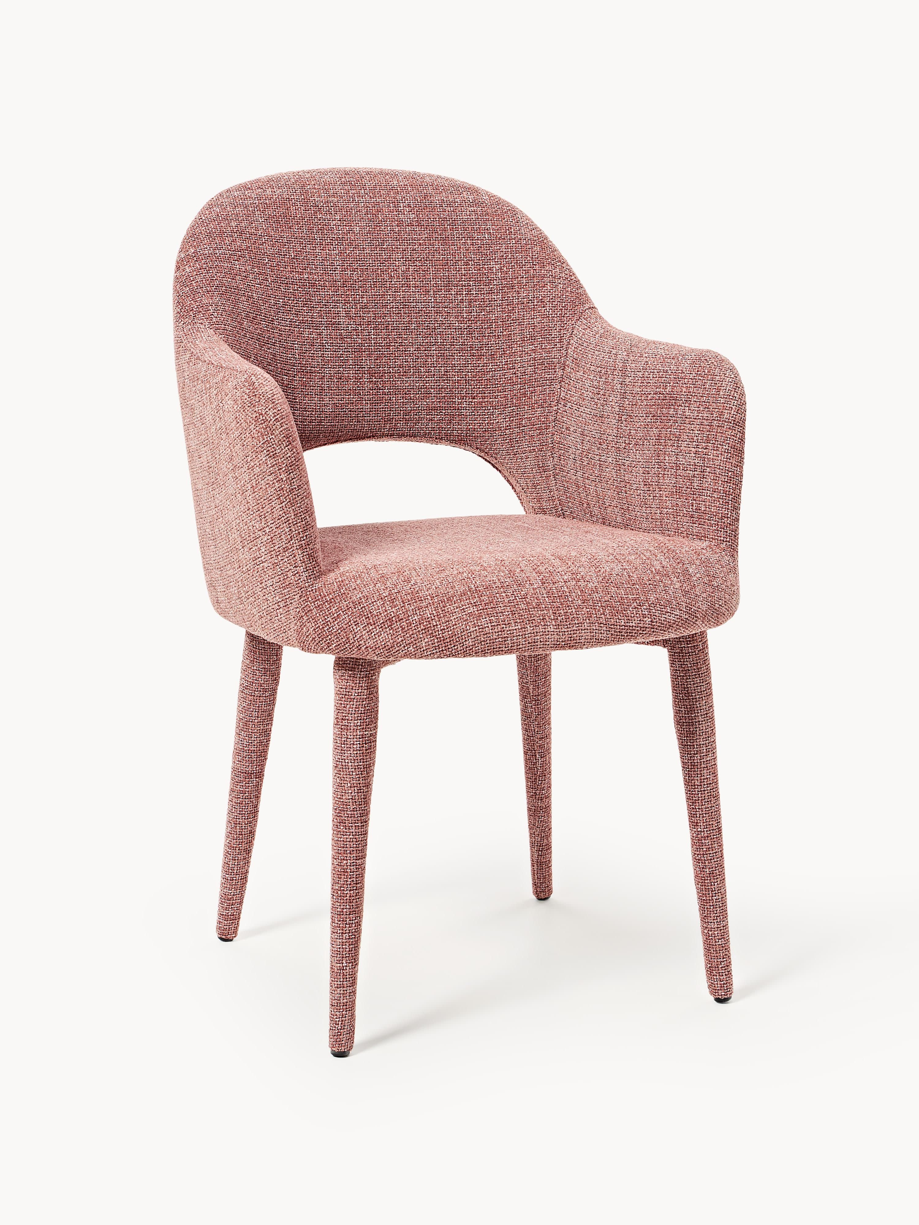 Westwing Collection Rachel armchair, Woven fabric beige