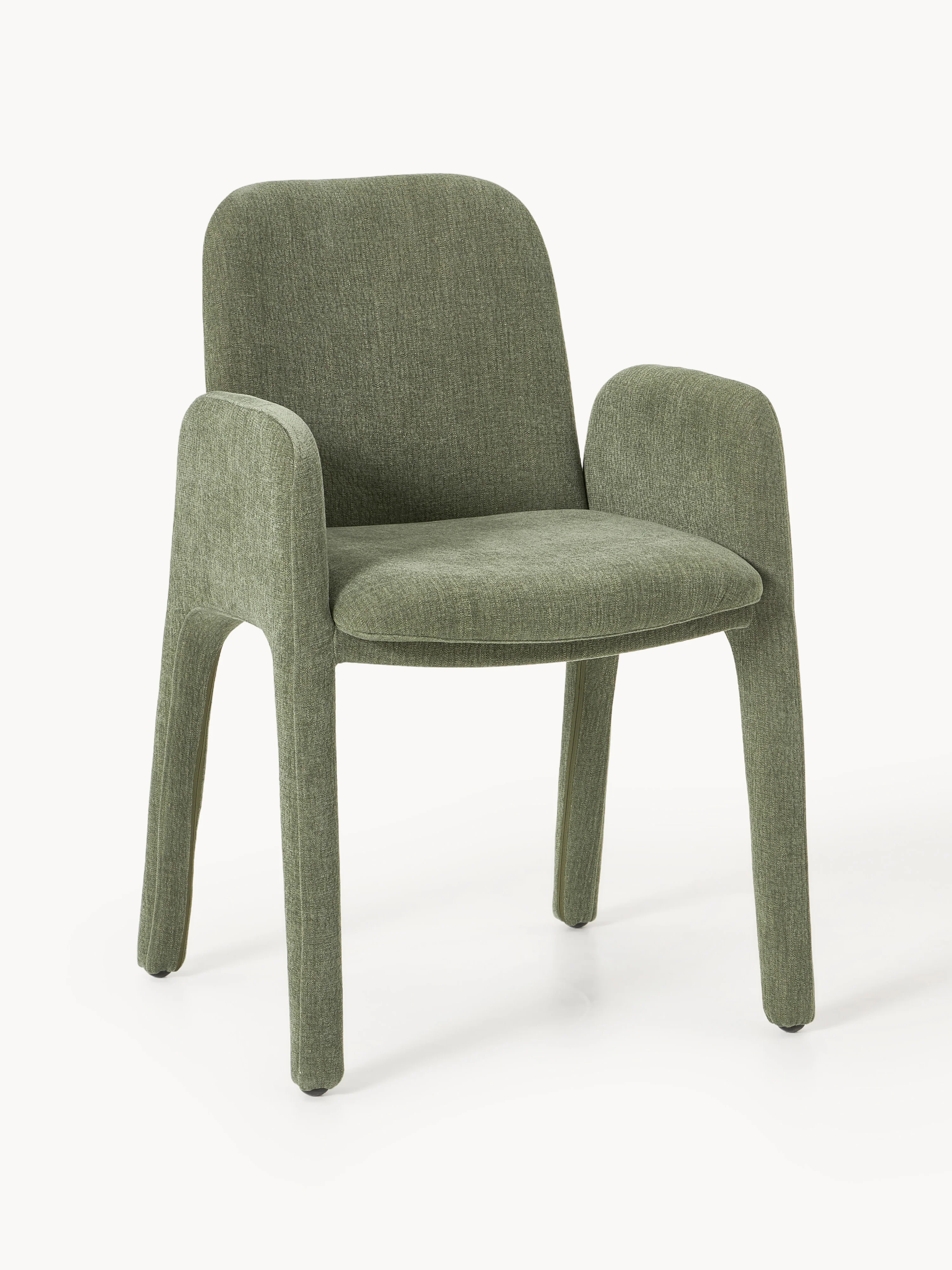 Westwing Collection Selena armchair - Olive green
