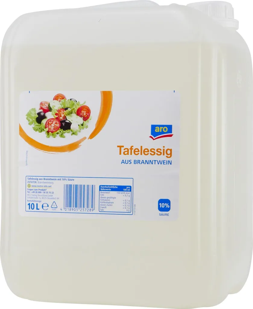 PA-Marketing aro table vinegar 10% acidity 10L