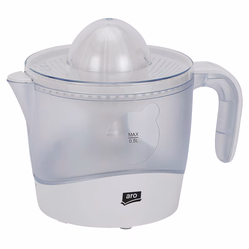 aro citrus press CJ1018L, 21.2 x 14.8 x 17.2 cm, 20W, 0.5 L, white