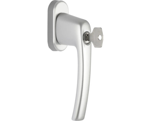ARON window handle lockable silver for aluminum window Ternum