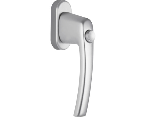 ARON window handle silver with push button for aluminum window Ternum