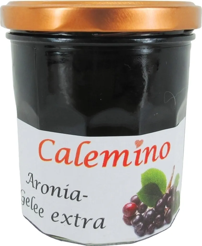 Calemino Aronia jelly extra with brown cane sugar 350g