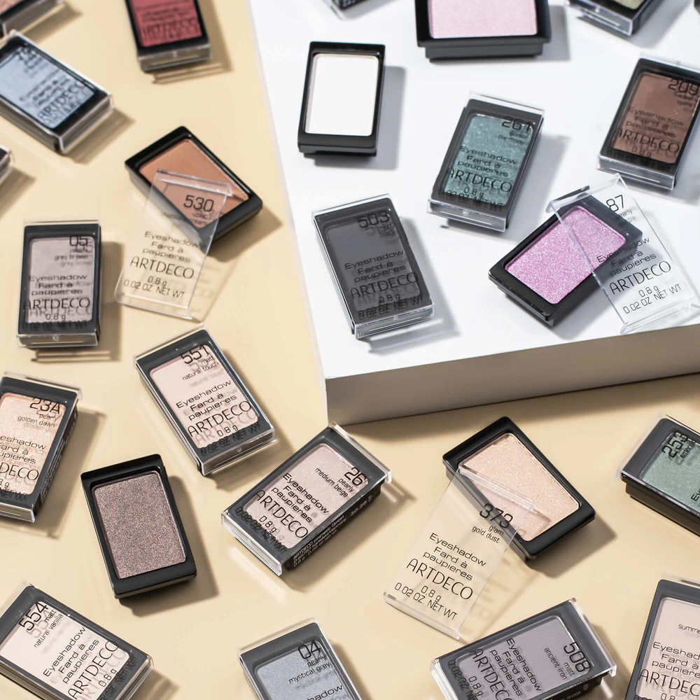 ARTDECO Eyeshadow Matt Eyeshadow for inserting into the palette with a matt effect Farbton 503 Matt Black 0,8 g