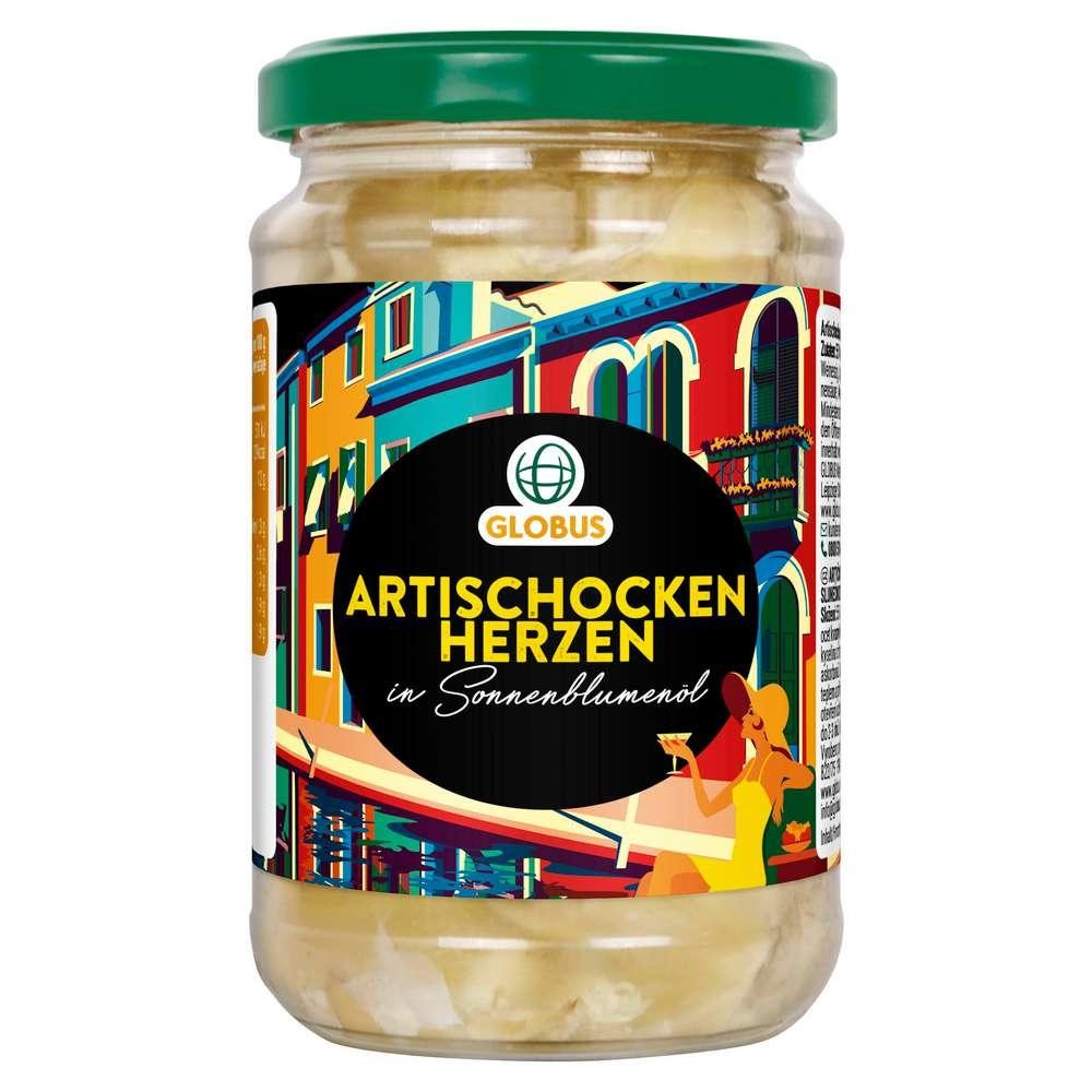 GLOBUS Artichoke hearts in a jar