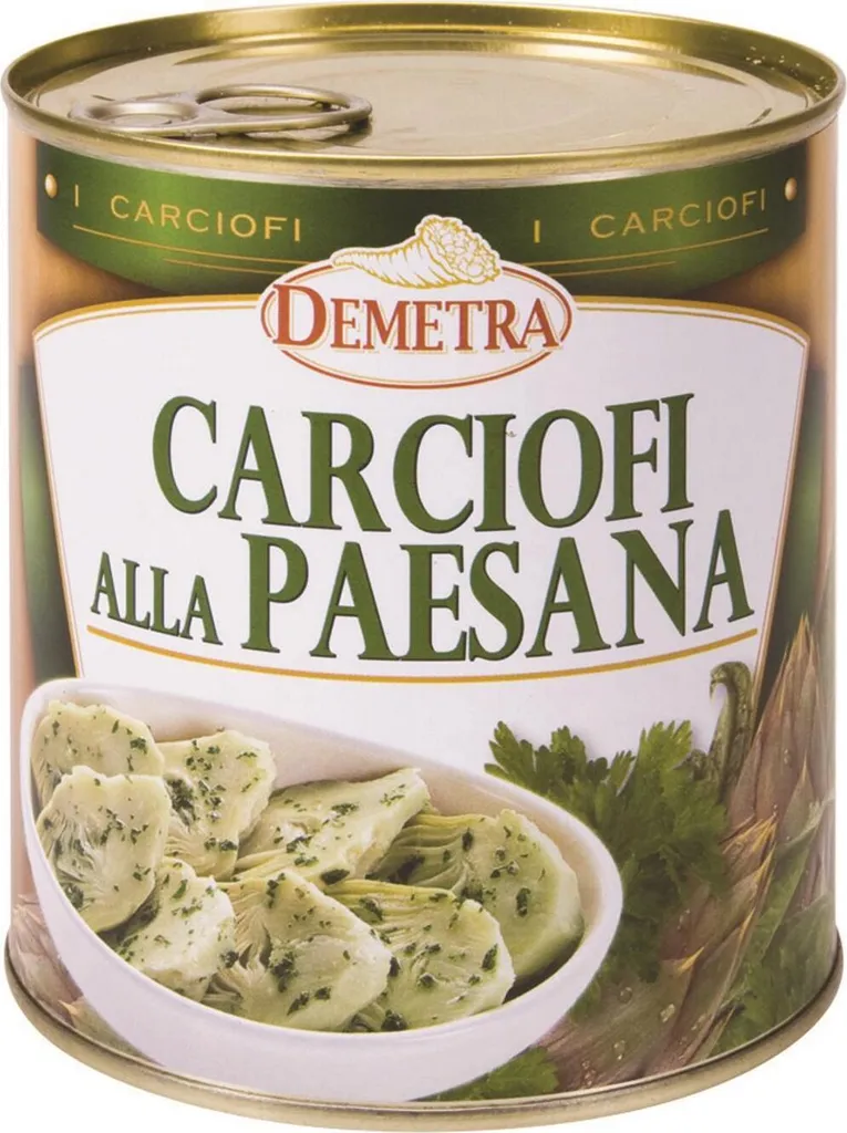 Giunti Demetra Paesana-style artichokes 780 gr. - Demetra