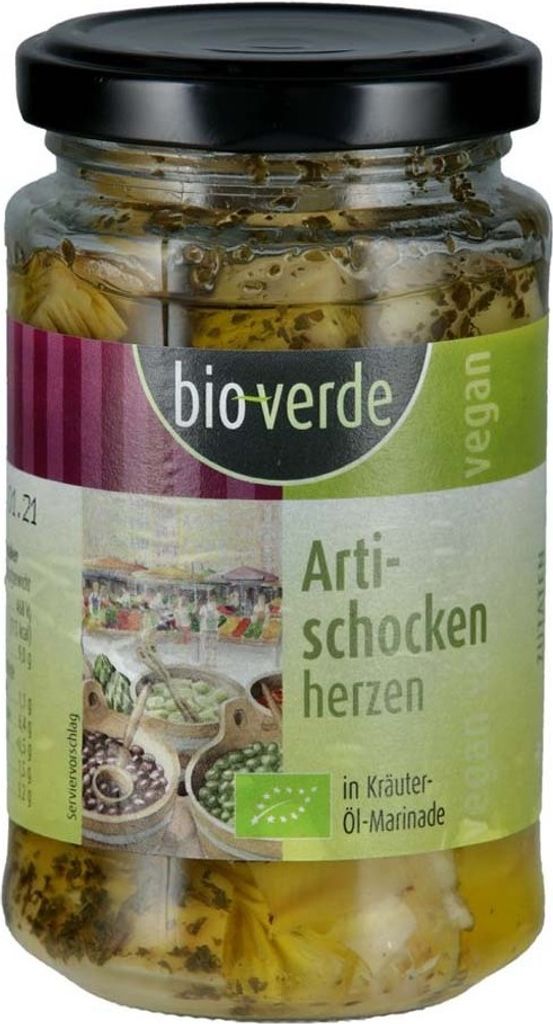 ISANA BIOVERDE Artichoke hearts in herb-oil marinade 200g