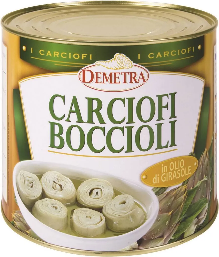 Giunti Demetra Artichoke buds in sunflower oil 2400 gr. - Demetra