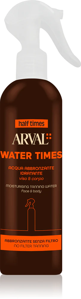 Arval Half Times refreshing spray for a prolonged tan