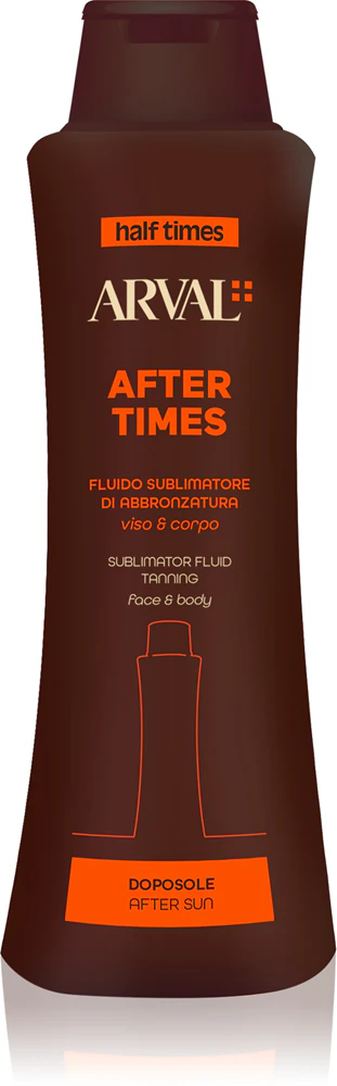 Arval Half Times Fluid after sunbathing