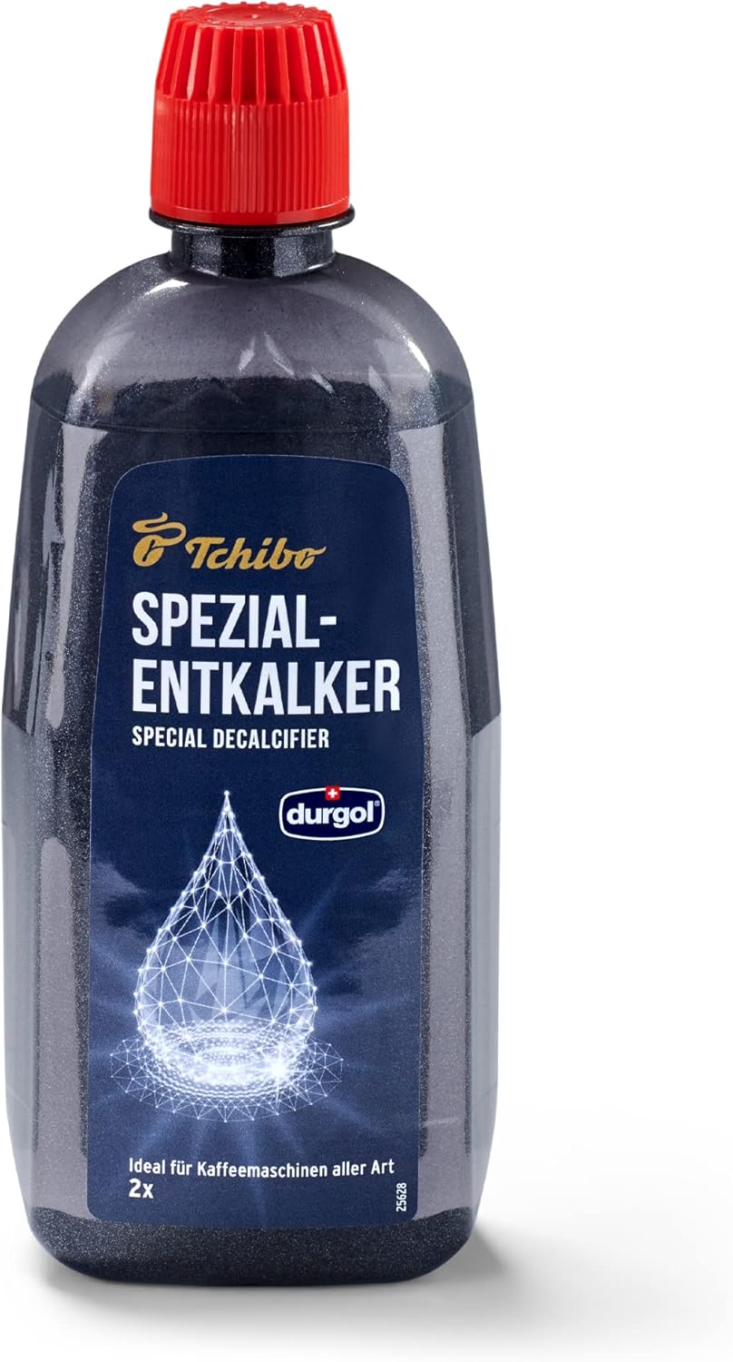 Tchibo Durgol Special Descaler, 400 ml, for Coffee Machines & Fully Automatic Machines, Highly Effective and Material-Friendly, Easy to Use, 1 Bottle for 2 Applications