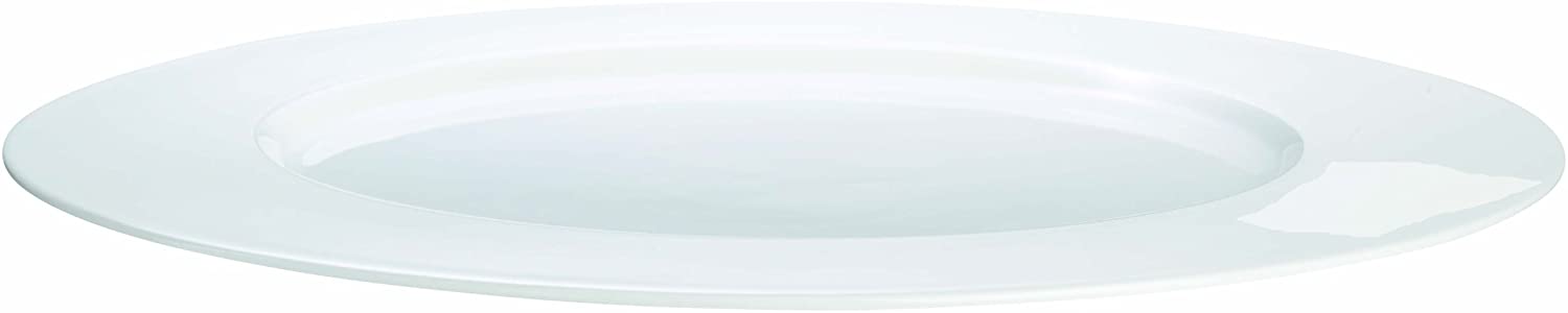 ASA À Table Charger Plate with Flag Diameter 32 cm Porcelain White