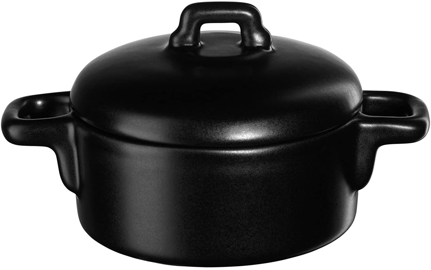 ASA 25575037 Tapero Cocotte – Black, Ø 12 cm 8 x 16.5 cm