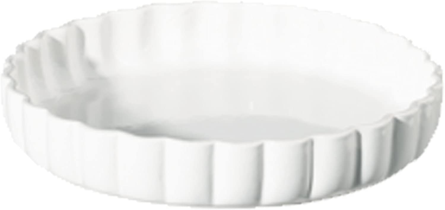 ASA 5014147 Grande Fruit Tart Mould Ceramic, Glossy White, 28 x 28 x 5 cm
