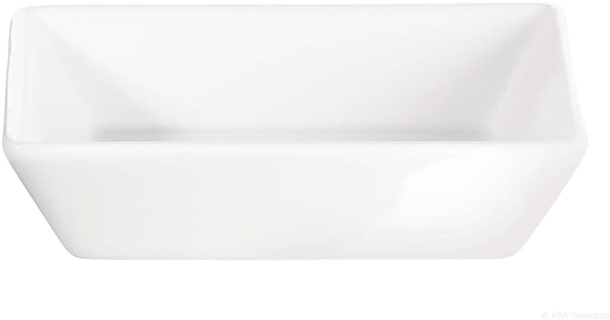 ASA Terrine mould, porcelain, white, 39 x 25 x 9 1