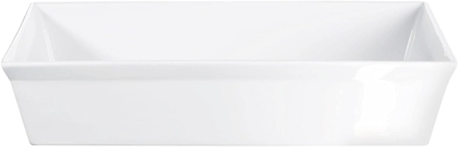 ASA 52046017 Porcelain Gratin Dish, 49 x 33 x 9 cm White