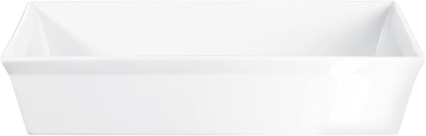 ASA Burr dish, porcelain, white, 18 x 13.5 x 7.5 cm