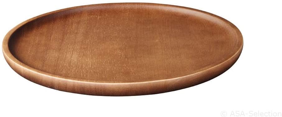ASA Wooden Plate Solid Acacia 25 cm Brown