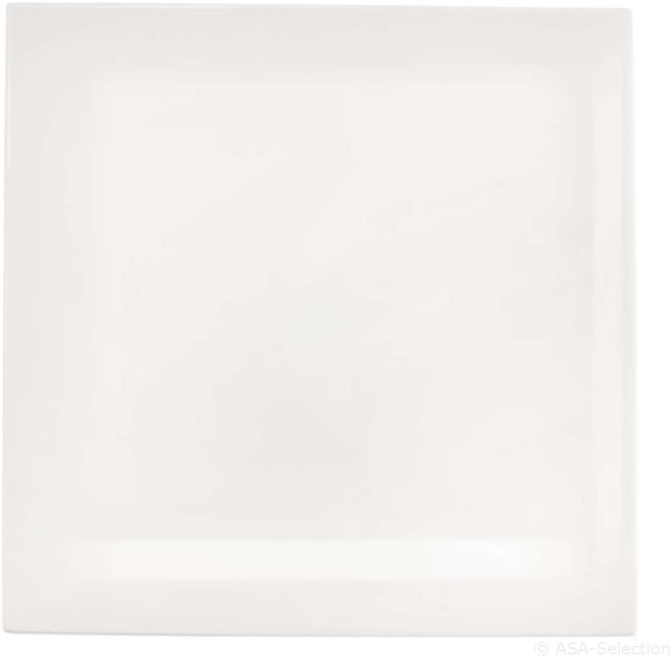ASA Atable Square Plate, White, 23 x 23 cm