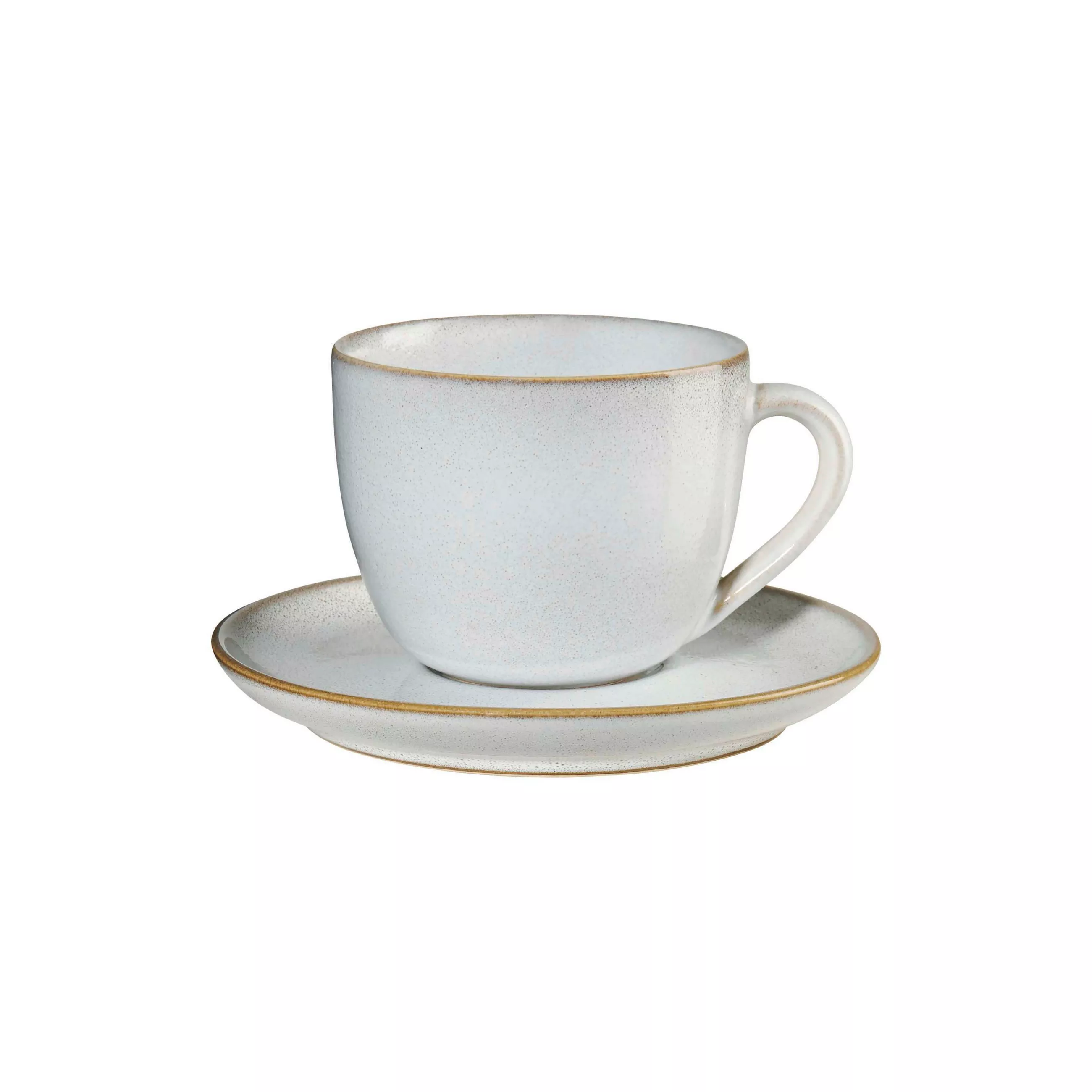 ASA CAPPUCCINO CUP AND SAUCER, SEASON SAND, 11/7.5 cm, BEIGE