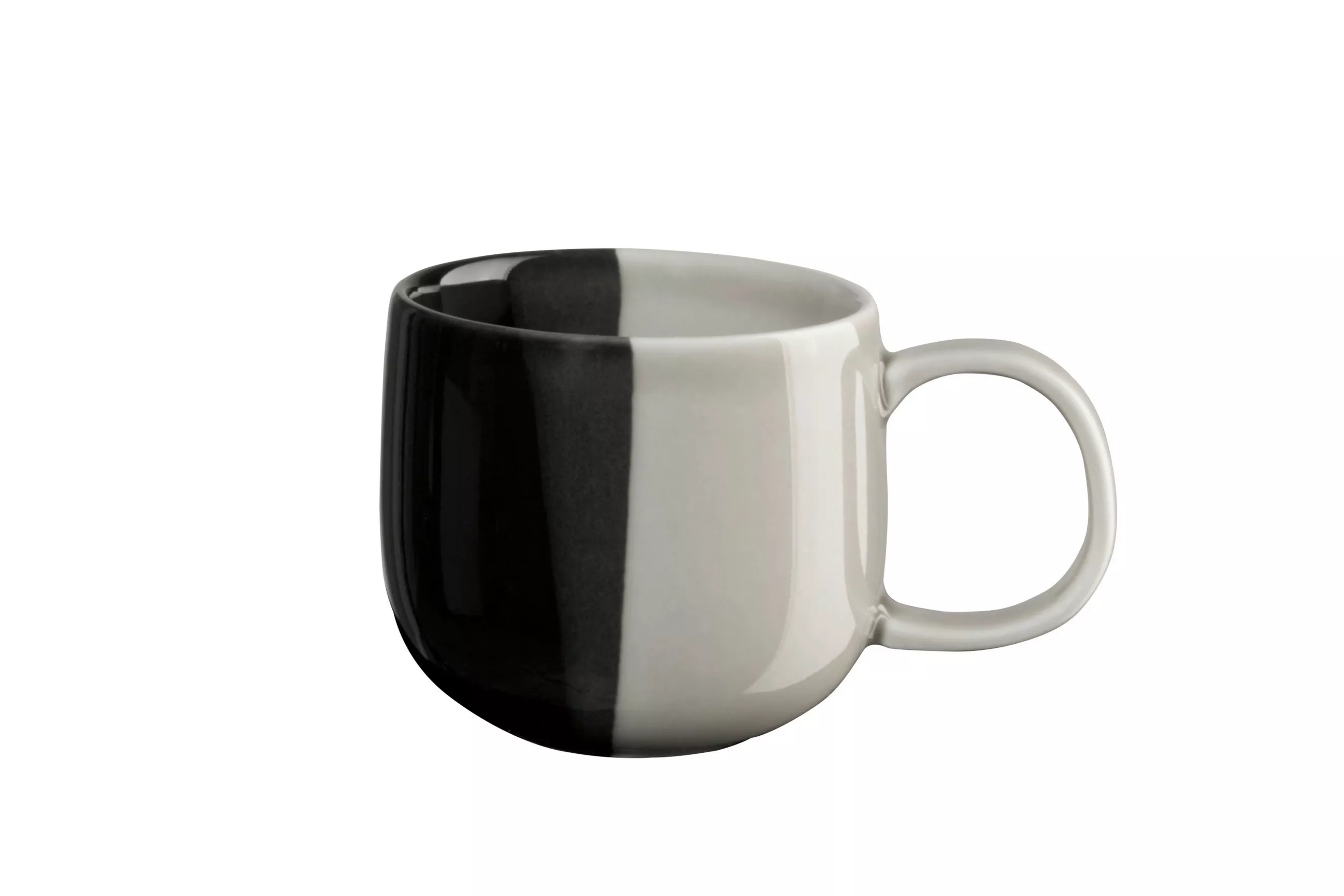 ASA Espresso Cup Joy 90 ml, Black & Light Gray