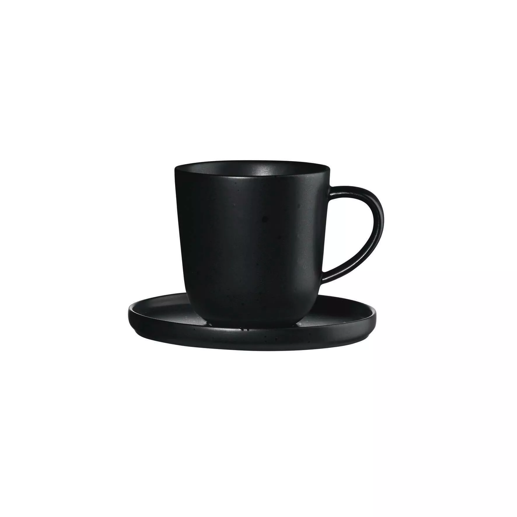 ASA Espresso Cup and Saucer Coppa Kuro 80 ml