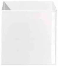 ASA Quadro 4622005 Plant Pot Ceramic White 23 x 23 x 23 cm