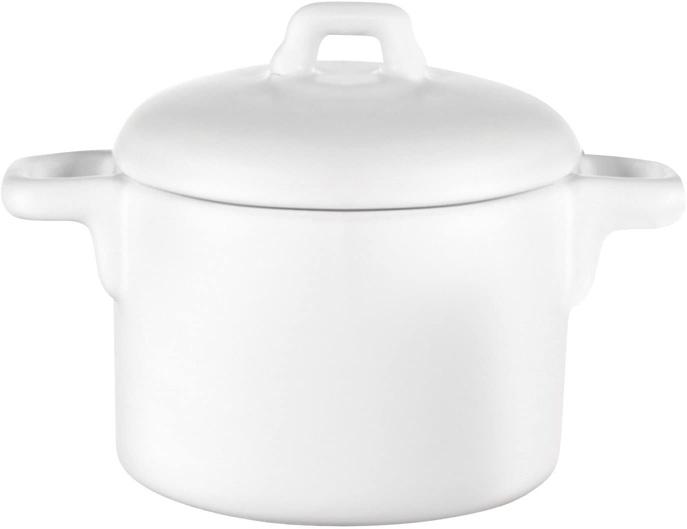 ASA White Ceramic Cocotte, 8.5 cm