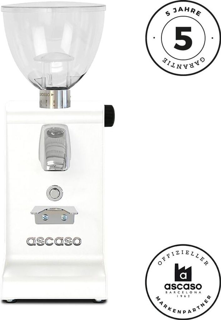 Ascaso Espresso grinder iSteel i1 white matt