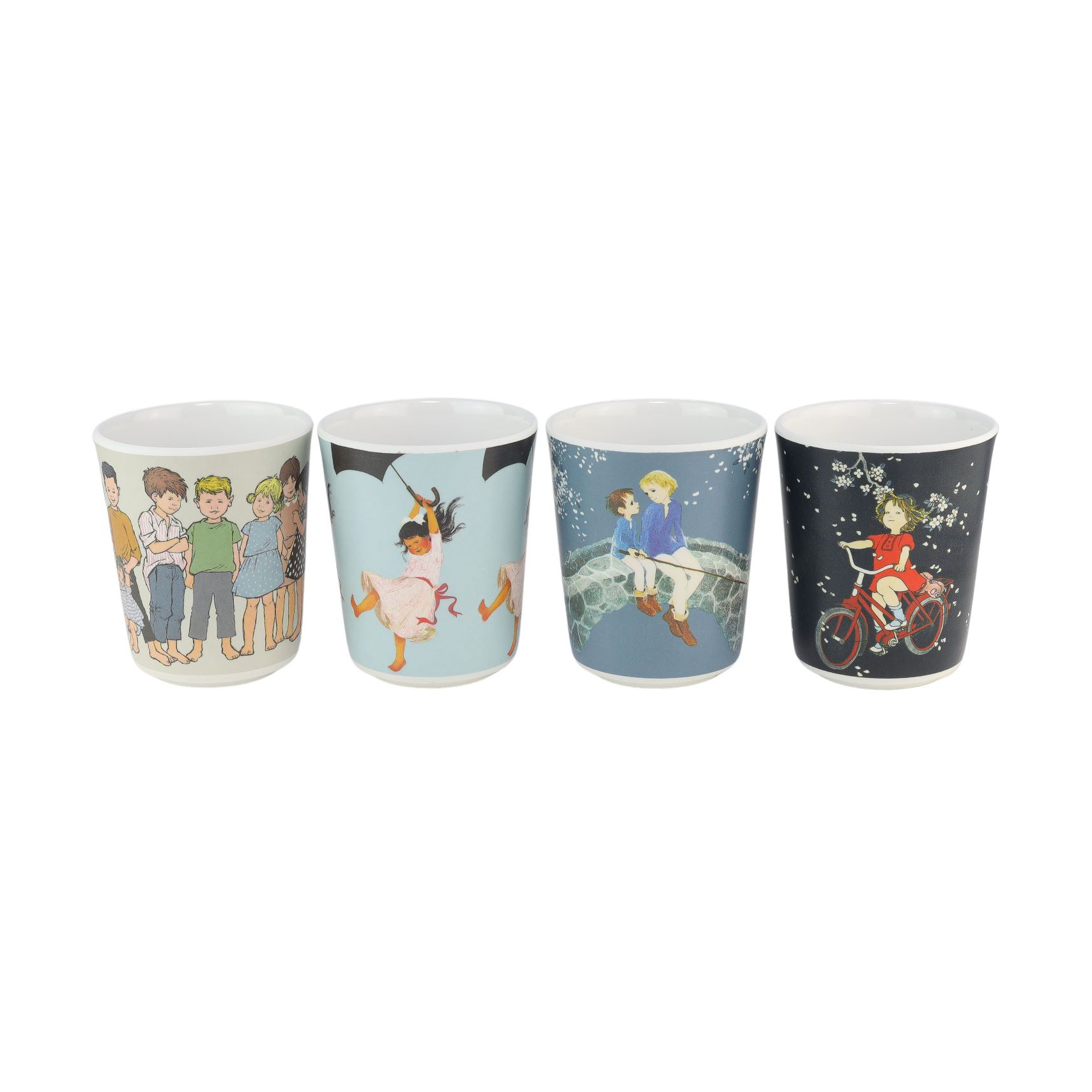 Rätt Start Astrid Lindgren collecting cups 15 cl pack of 4.