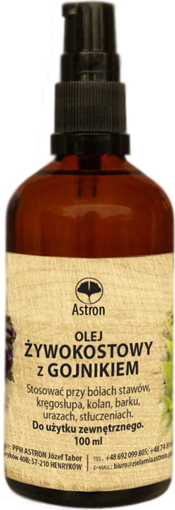DARY NATURY ASTRON Comfrey Oil with Radish 100 ml