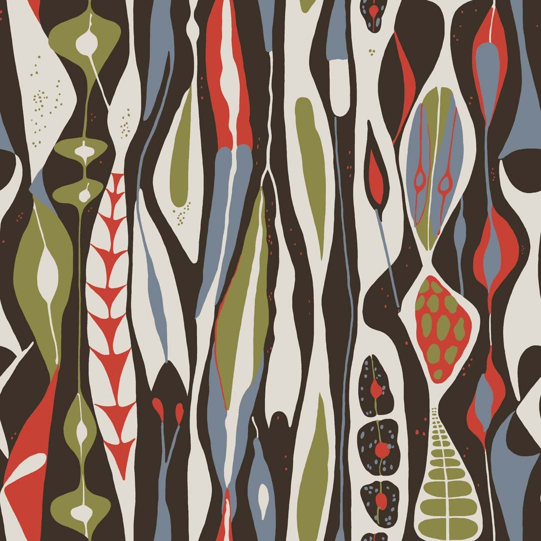 Borastapeter 2757 0.53 X 10.05 M "Bulbous" Wallpaper