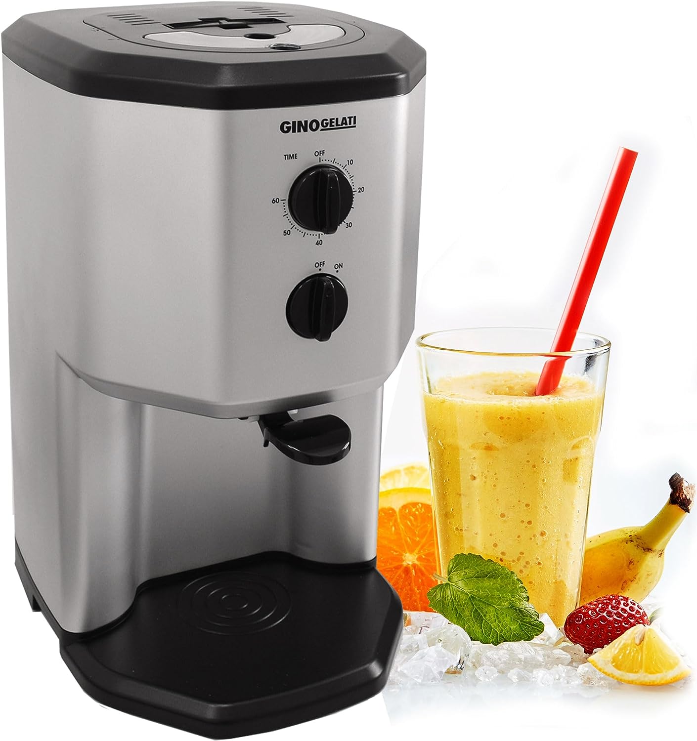 Syntrox Germany Milkshake Maker, Milkshake Machine, Yoghurt Maker, Stand Mixer, 1 Litre, Self-Cooling with Compressor
