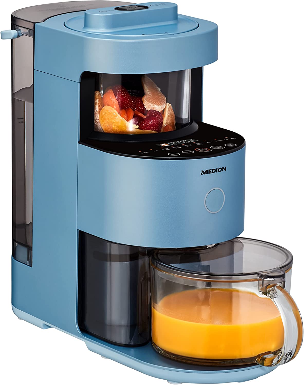 Medion MD19888 Soup Cooker with Blender (Soup Maker, Mixing and Cooking, Perfect for Soups, Baby Food, Smoothies, Milkshake, Almond Milk, 1200 Watt, 11 Programs, Self-Cleaning Function)